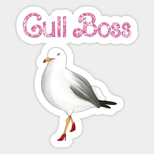 Gull boss Sticker